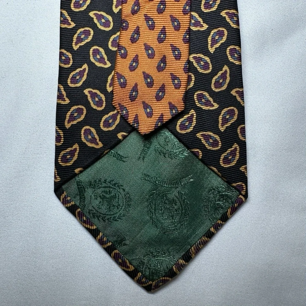 Tommy Hilfiger Lot of 2- Men's 100% Silk Classic Neckties Business Preppy‎